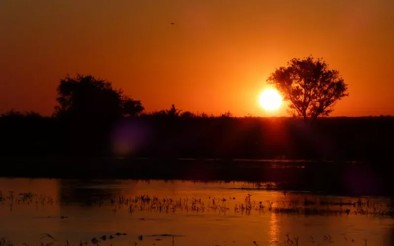 Estancia don Joaquin Sunset boat tour on Corriente river