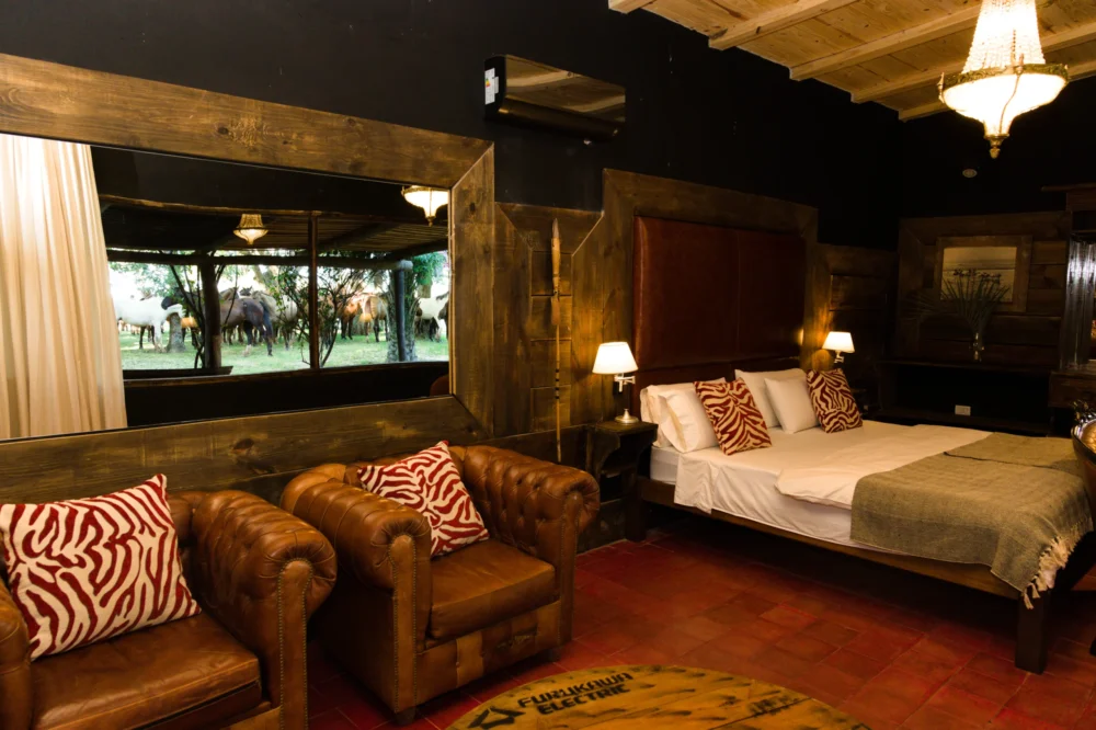 El Estanciero luxury suite Estancia Don Joaquin master bedroom Rooms accommodation