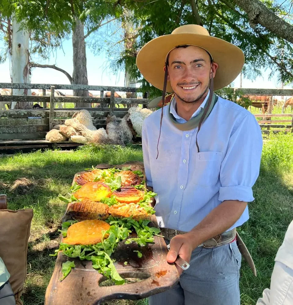 Food during The Gaucho Trail Estancia don Joaquin Corrientes Argentina El gaucho mencho Argentino