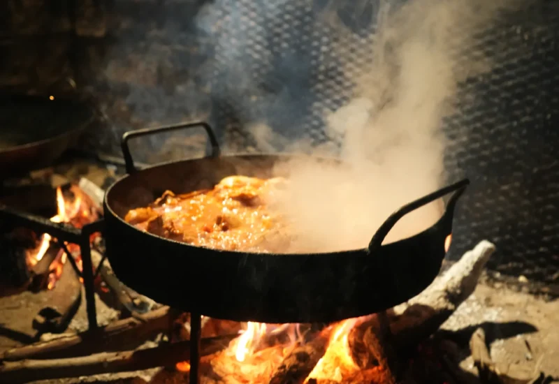 Asado barbecue lunch traditional argentine food estancia don Joaquin our kitchen Corrientes argentina cooking lesson empanadas