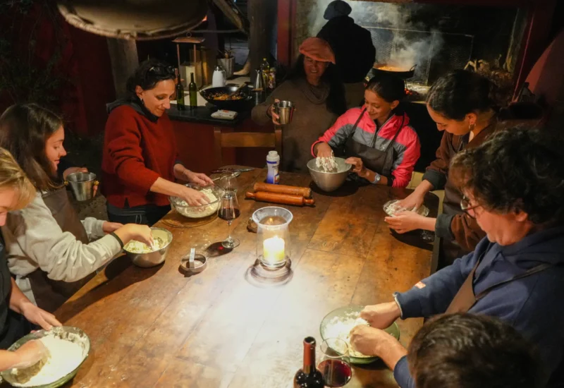 Asado barbecue lunch traditional argentine food estancia don Joaquin our kitchen Corrientes argentina cooking lesson empanadas