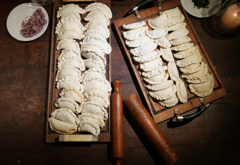 Asado barbecue lunch traditional argentine food estancia don Joaquin our kitchen Corrientes argentina cooking lesson empanadas