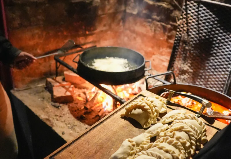 Asado barbecue lunch traditional argentine food estancia don Joaquin our kitchen Corrientes argentina cooking lesson empanadas