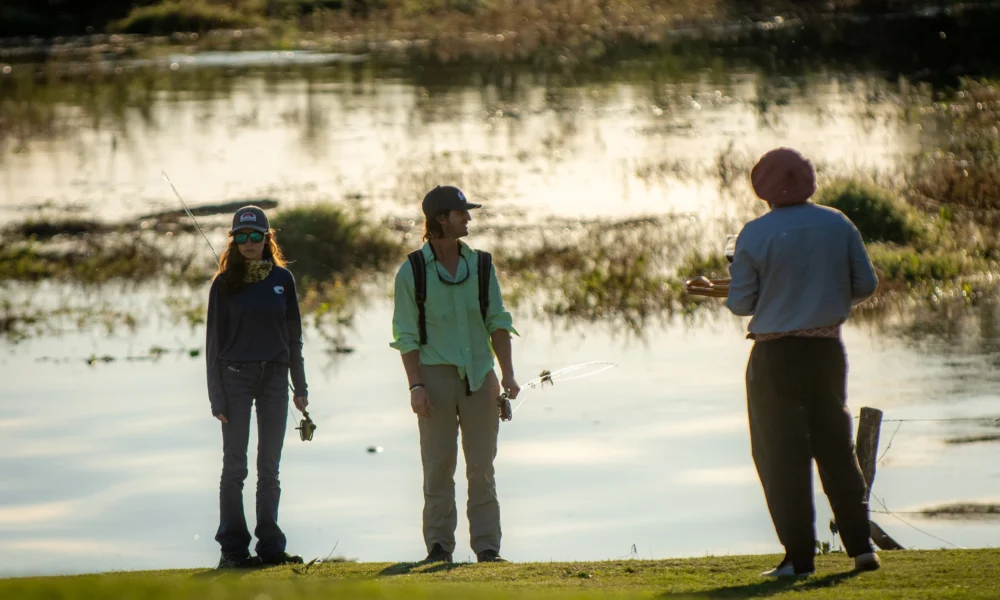 Fly Fishing golden dorado Corriente river Estancia don Joaquin Corrientes argentina