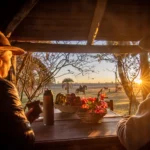 Wild horses herd lagoon estancia don joaquin corrientes argentina