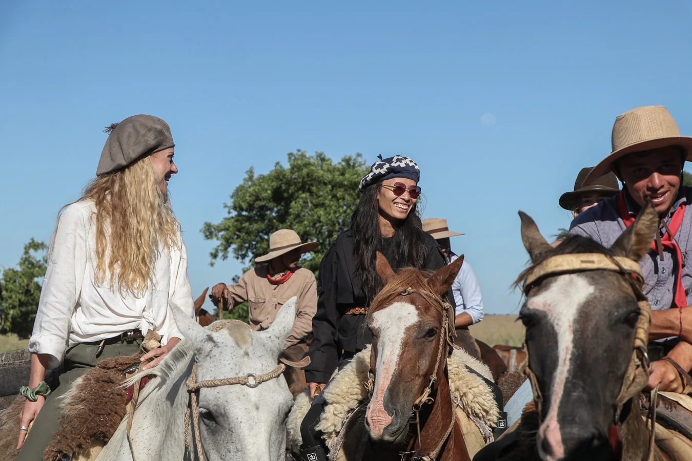 Authentic Gaucho rural activities lasso cattle herding Estancia don Joaquin Corrientes argentina