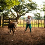 Authentic Gaucho rural activities lasso cattle herding Estancia don Joaquin Corrientes argentina
